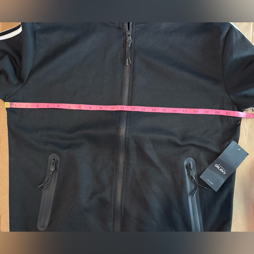 Galaxy Premium Collection Black Zip-Up Jacket - Picture 10 of 10